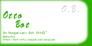 otto bot business card